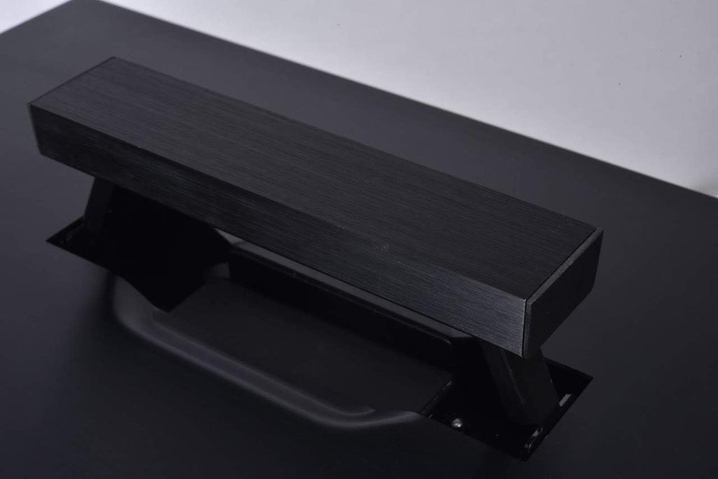 Black Aluminium Tempered Glass ITX Case I9315