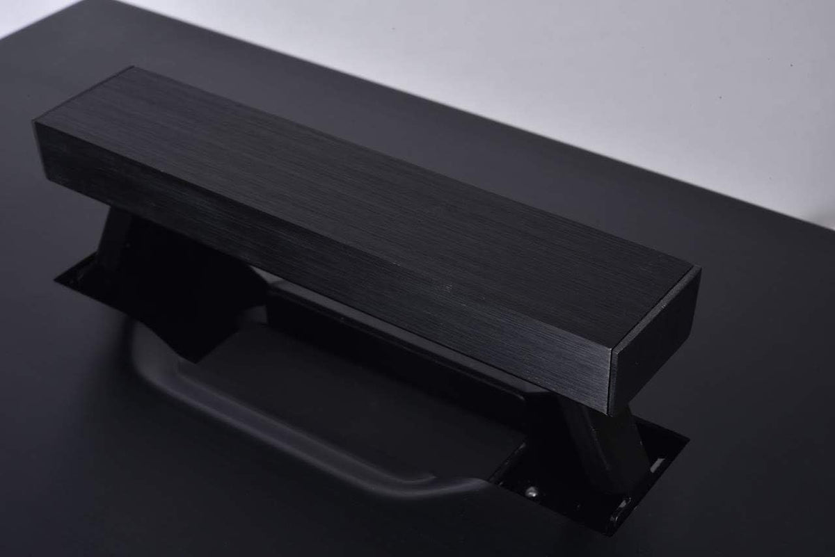 Black Aluminium Tempered Glass ITX Case I9315