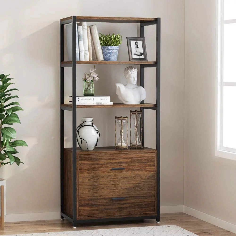 Bookcase with 2 Drawers C866