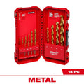 14-Piece Titanium Drill Bit Set J942456
