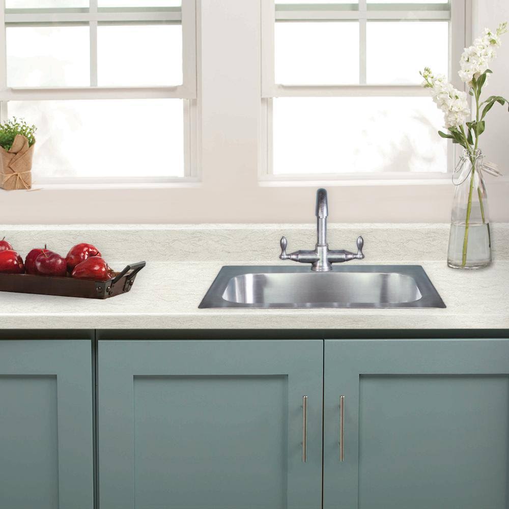 10 ft. Laminate Countertop with Integrated Backsplash W58126