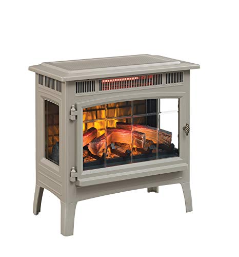 Electric Infrared Quartz Fireplace Stove with 3D Flame Effect U807543