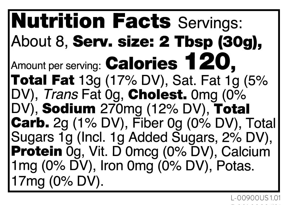8.36 oz 6 Pack Vegan Ranch Salad Dressing N360211