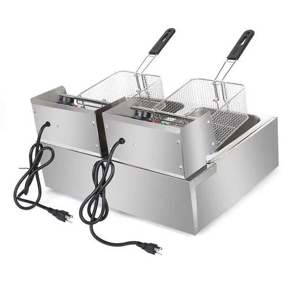 12L 5000W Stainless Steel Electric Countertop Deep Fryer G134