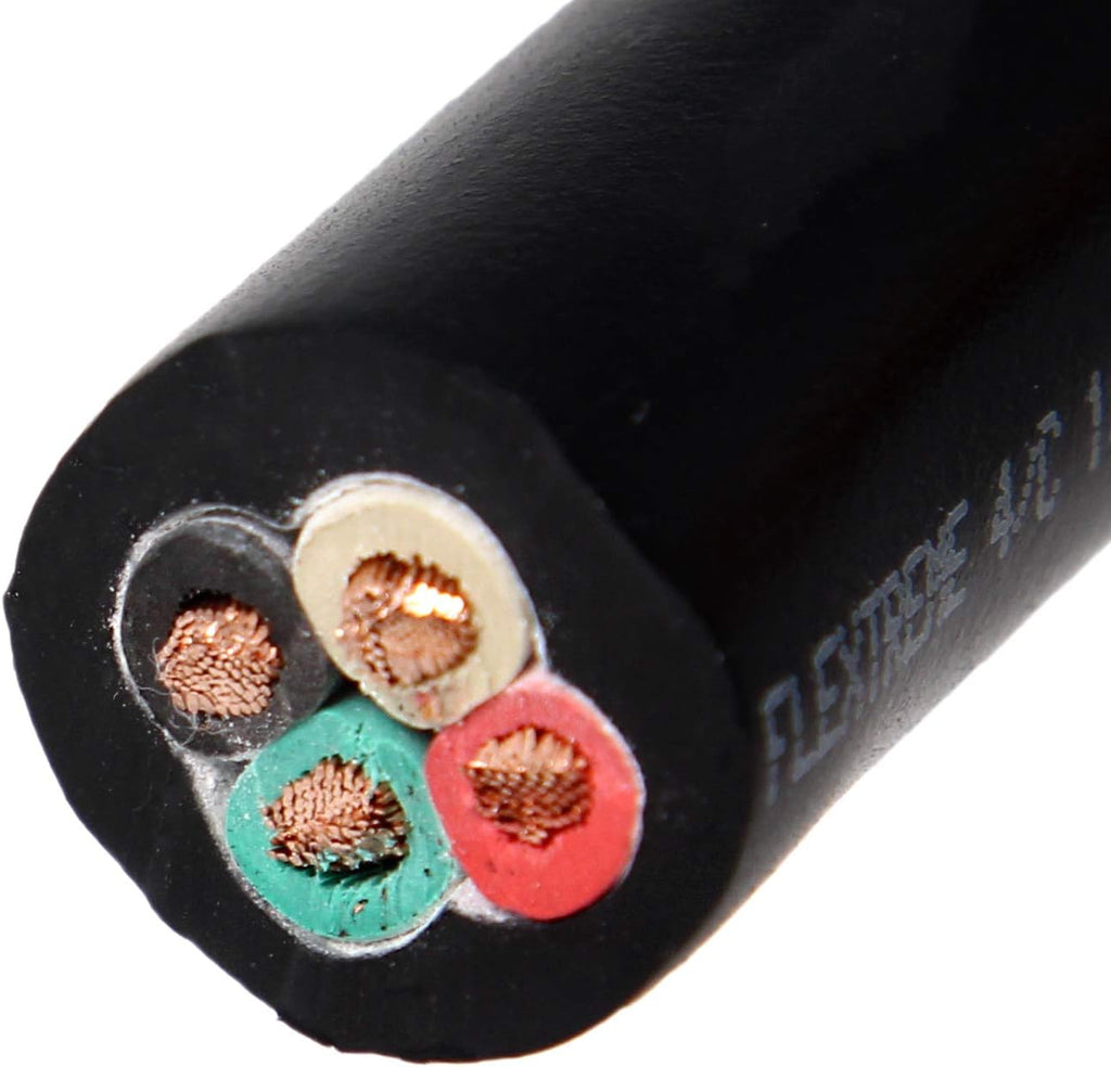10 Gauge 4 Conductor 25' SOOW Wire A262734