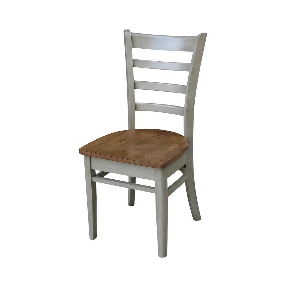36" Round Solid Wood Extension Dining Table with 4 Chairs B89248
