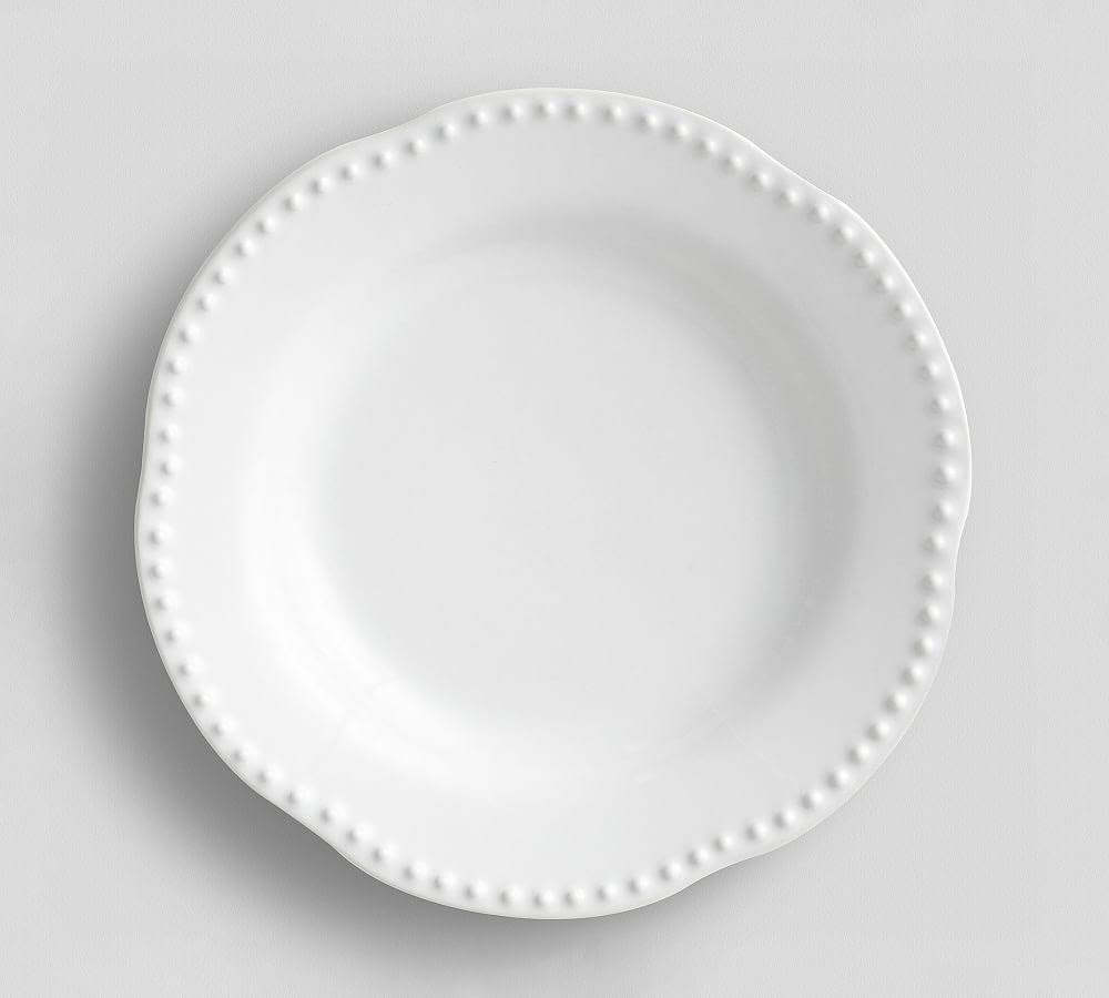 True White Salad Plates, Set of 4 W270