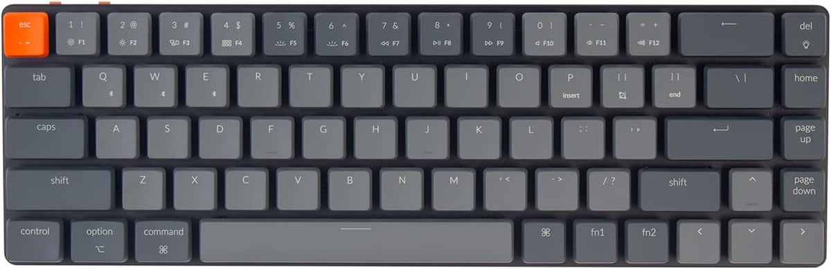 68 Keys Ultra-Slim Wireless Mechanical Keyboard with White LED Backlit K27528