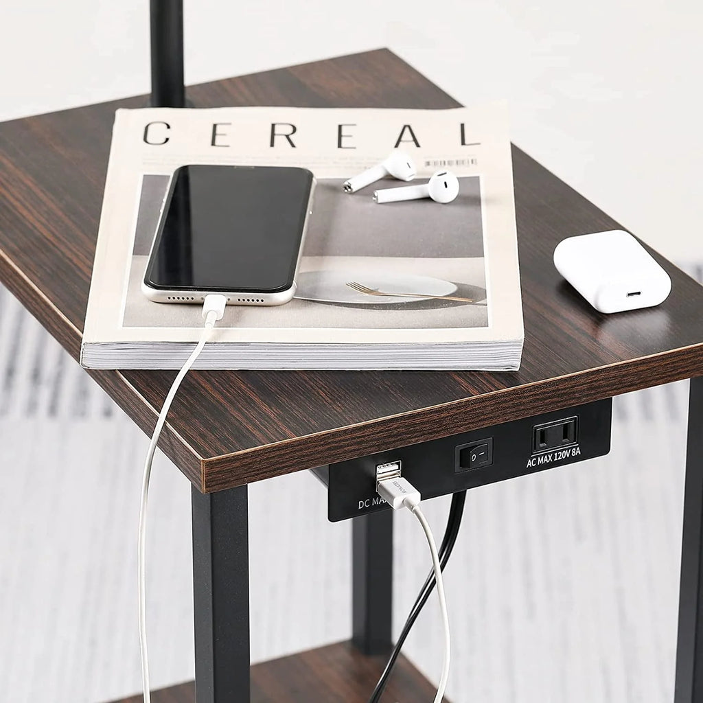 Floor Lamp with Table and USB Port R36305