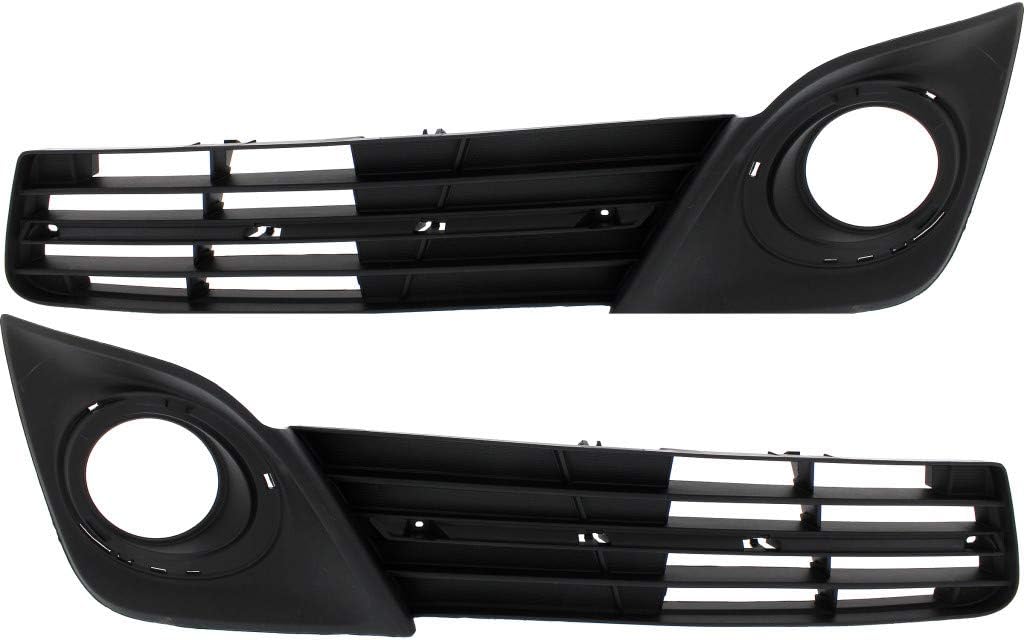 Fog Light Cover Pair with Fog Light Hole Textured Pack of 2 A813