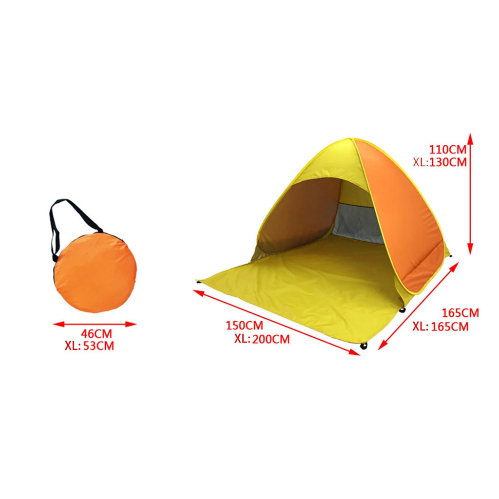 Orange Automatic Beach Tent A5333