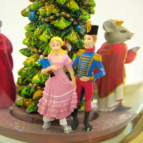 Nutcracker 100MM Musical Holiday Glitterdome H91377