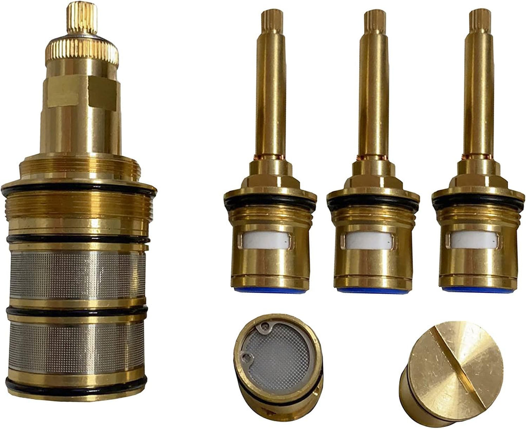 Thermostatic Shower Valve Cartridge Replacement 4-handle Valve Full Set Z437861
