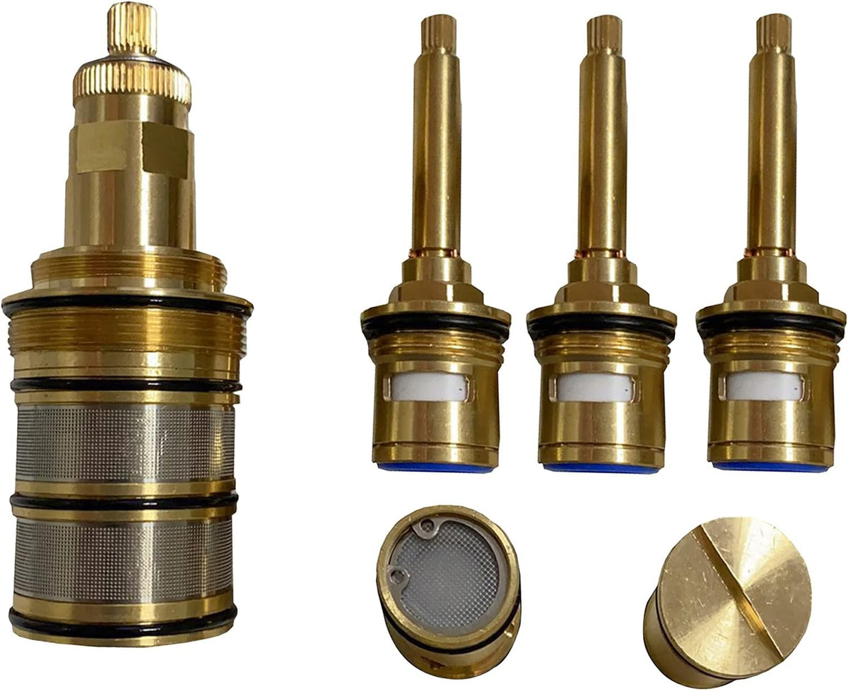 Thermostatic Shower Valve Cartridge Replacement 4-handle Valve Full Set Z437861