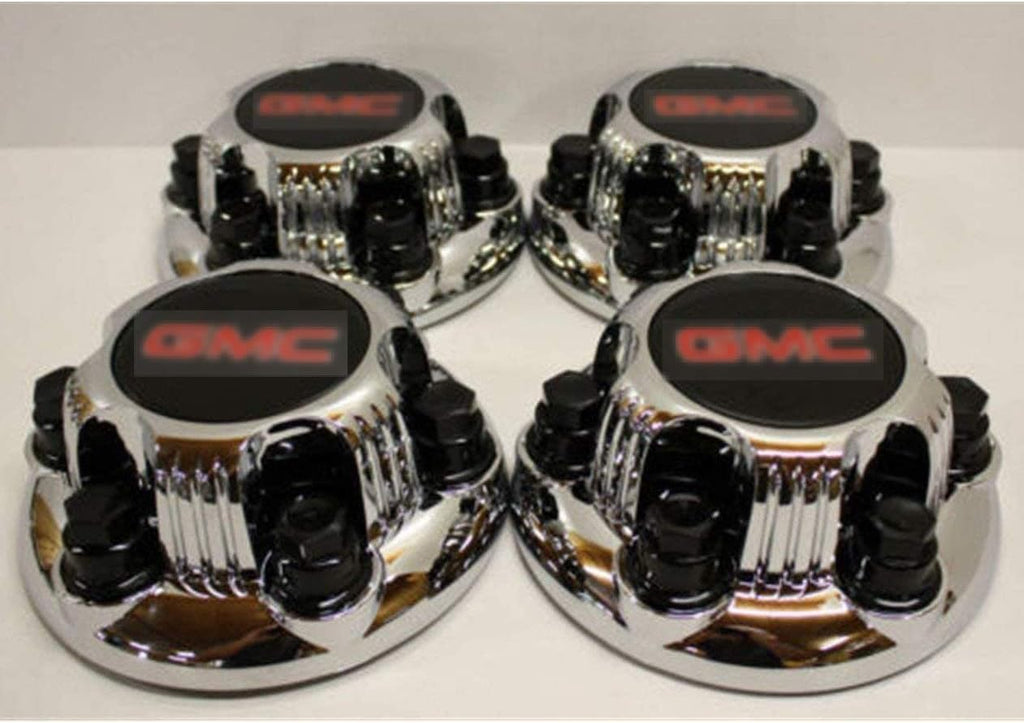 Set of 4 Chrome 6 Lug Center Caps O286