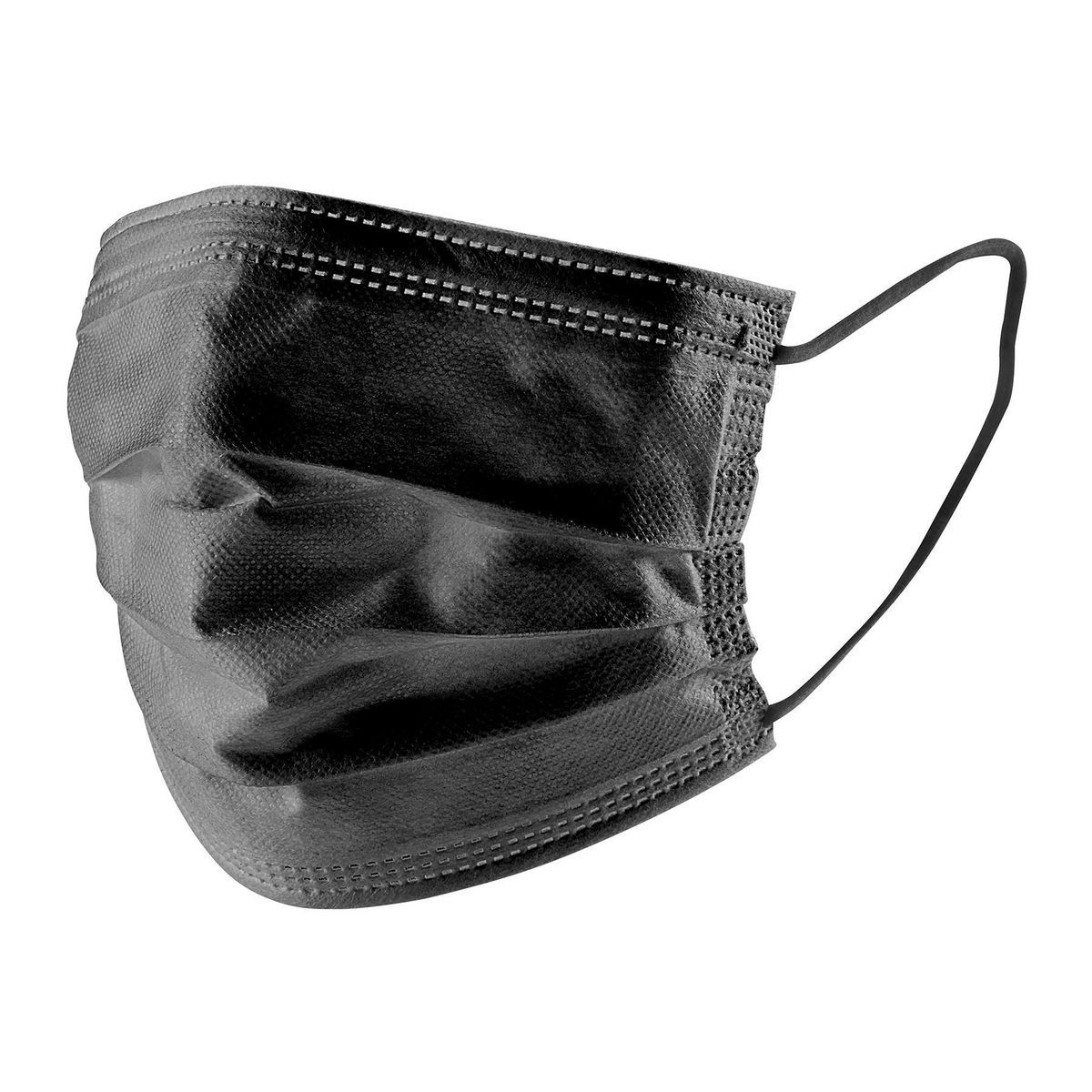 Black 10 Pack Disposable Face Masks X790