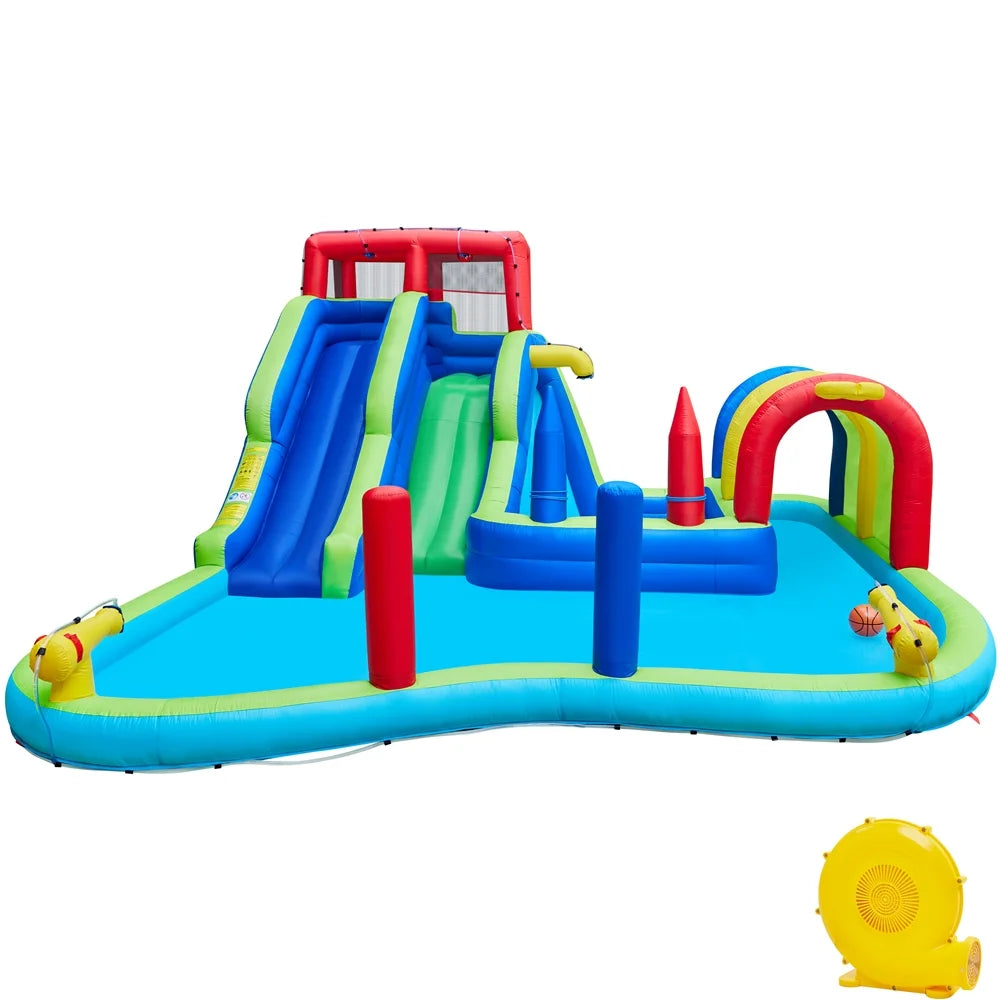 Blue Inflatable Water Slide C583858