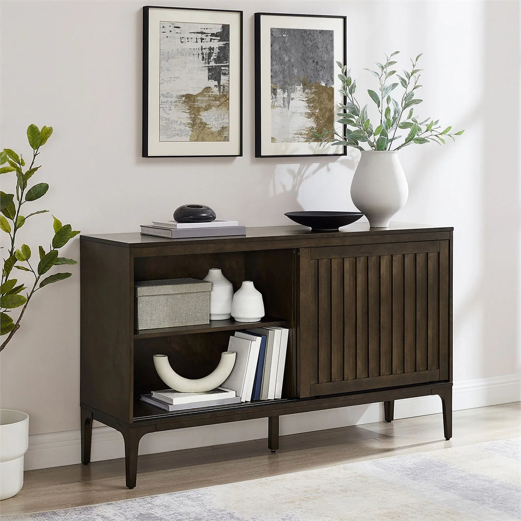 Dark Brown Wood Sideboard C63531