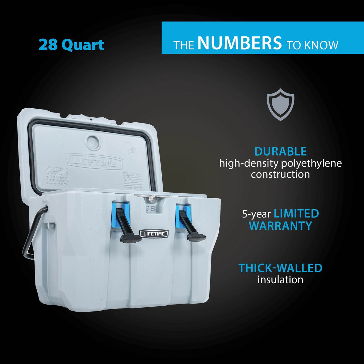 28-Quart Polyethylene Cooler G655