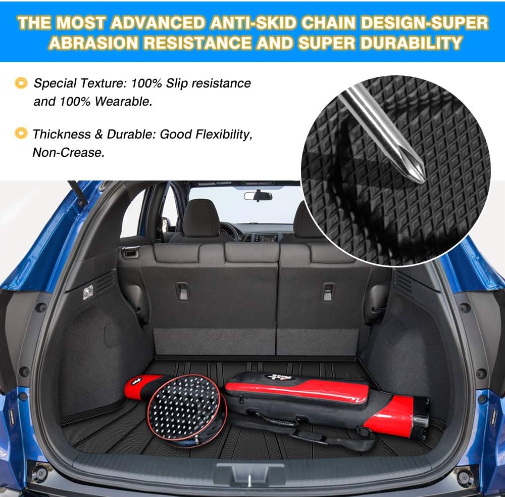 Custom Fit Cargo Mat for Honda HRV 2016-2022 Black F122042
