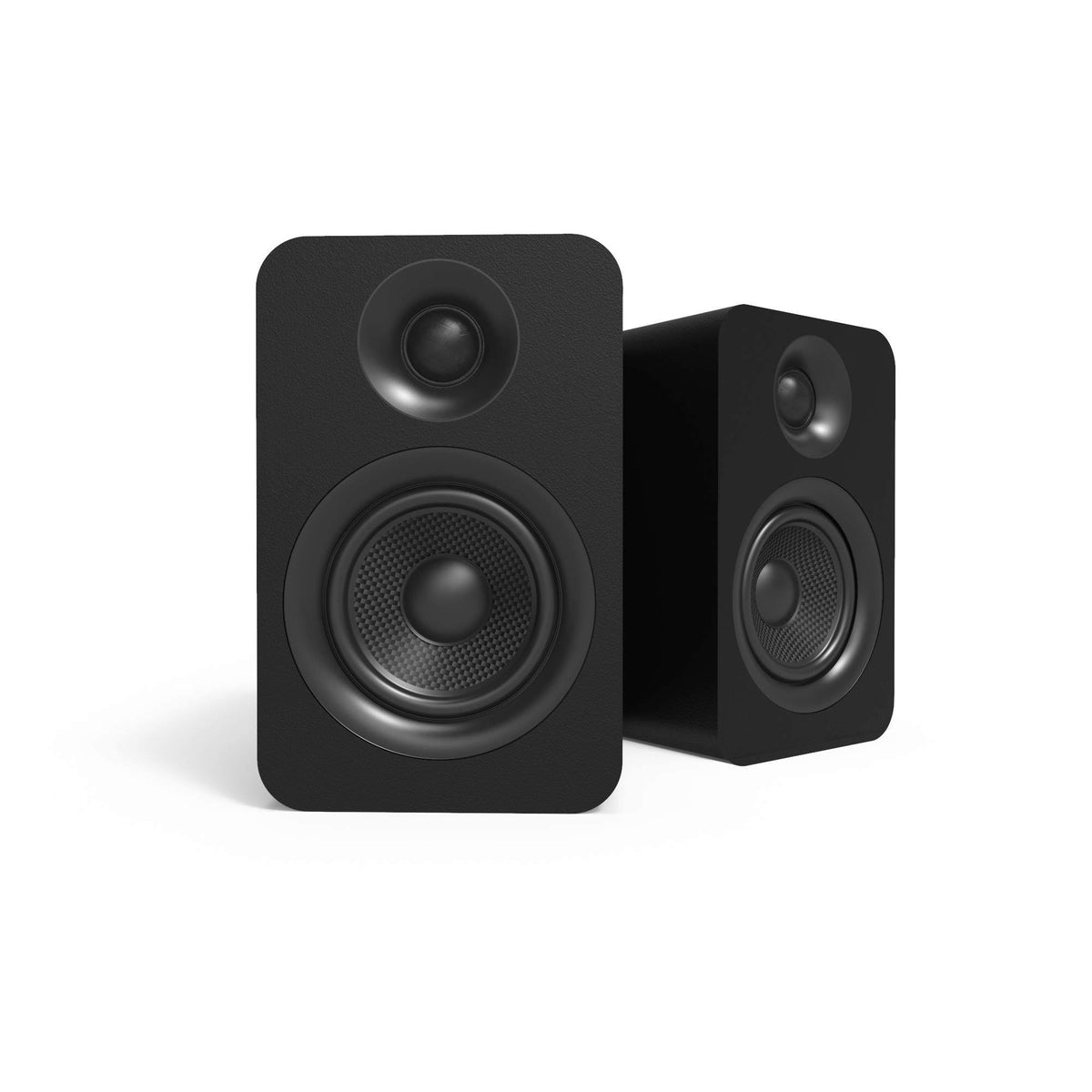 Black Passive Bookshelf Speakers Pair B2657