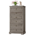 White 6 Drawer Wood Dresser G59045