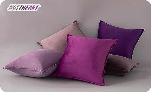 12x20 Inch Set of 4 Velvet Throw Pillow Covers I47774