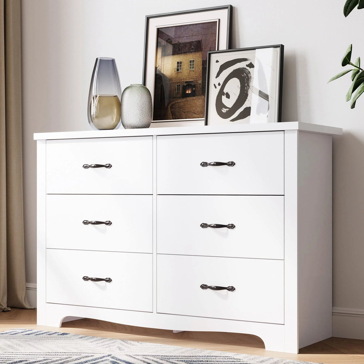 Black 5 Drawer Dresser C114304