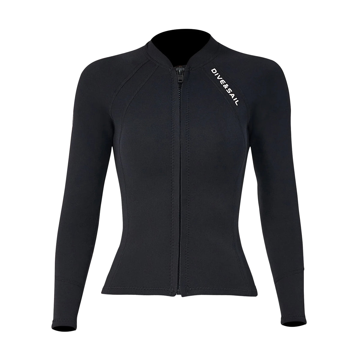 2mm Neoprene Front Zipper Wetsuits Jacket Long Sleeves E661