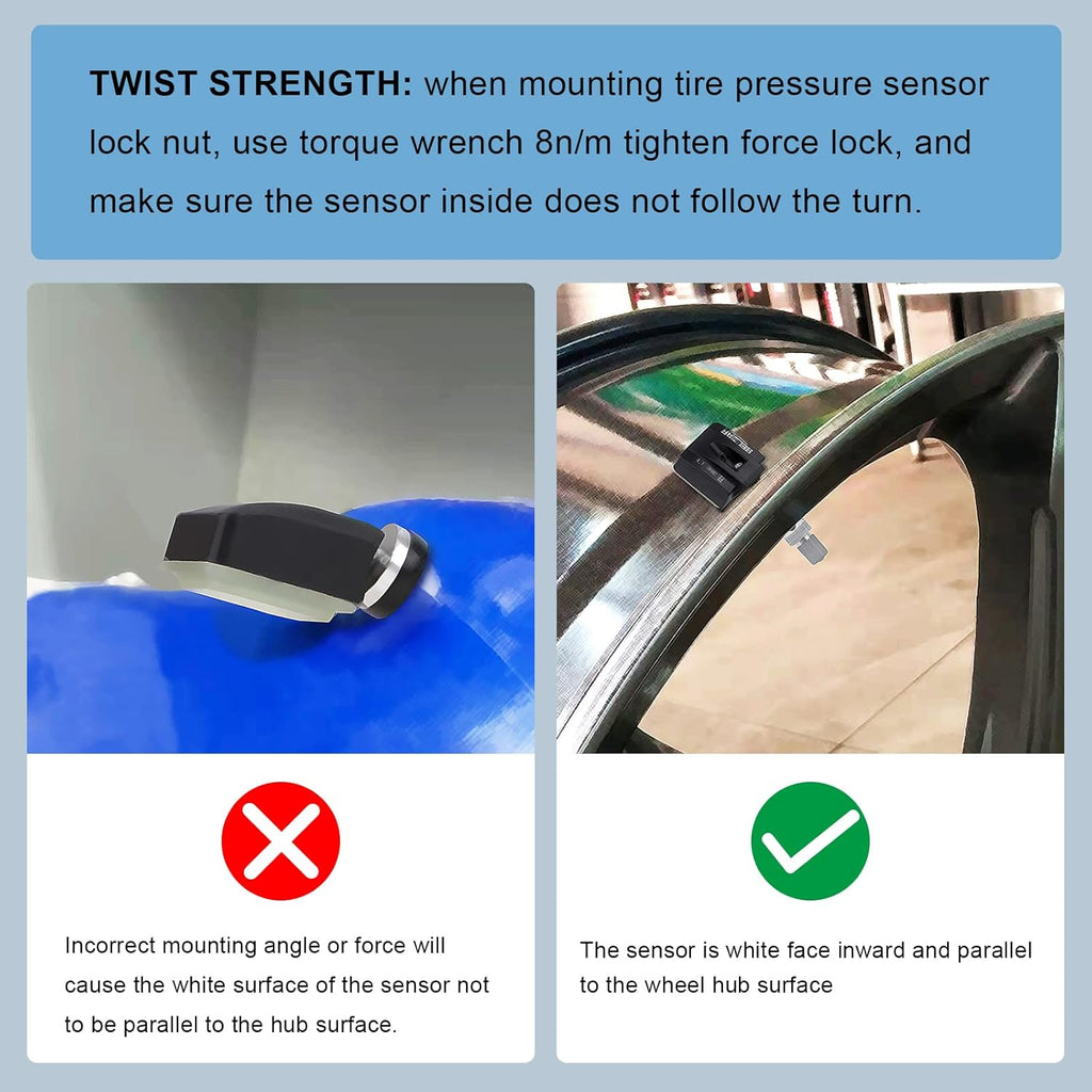 Tire Pressure Sensors TPMS 315MHz Replacement for Infiniti Nissan (4 Pack) A7466