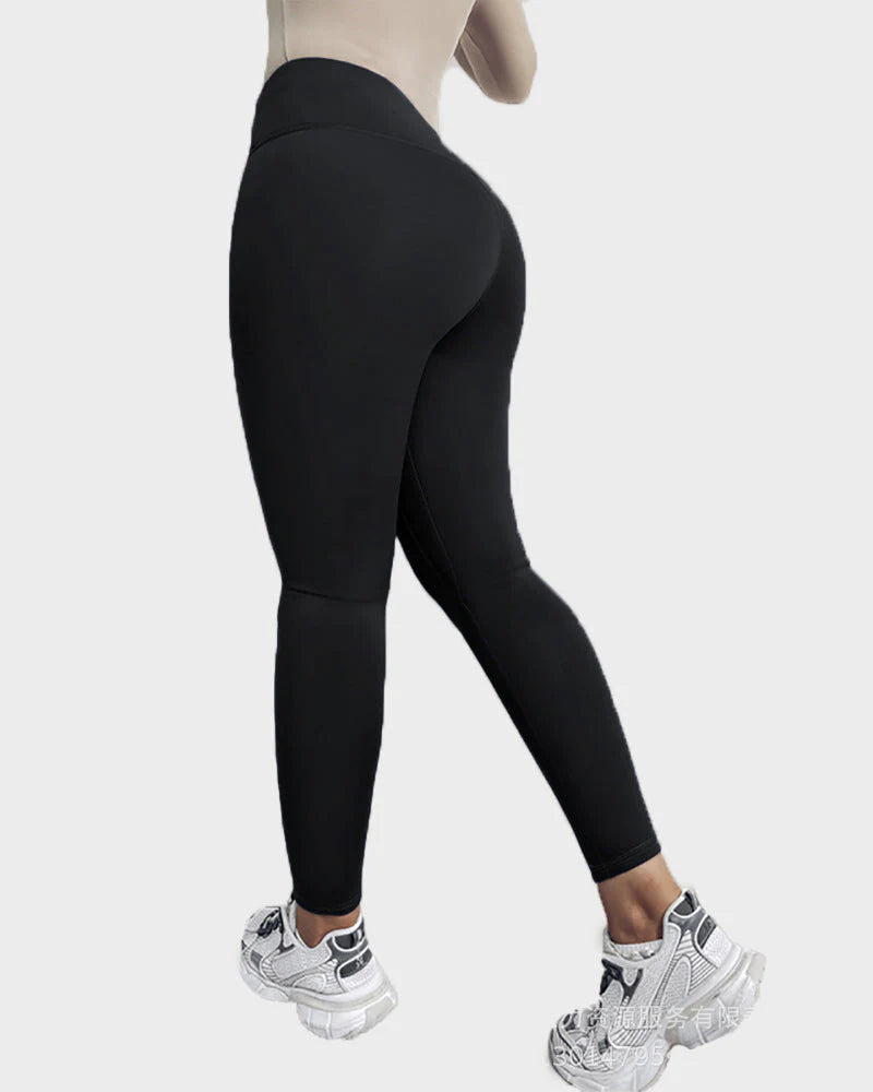 Fleece-Lined Tummy Control Shaping Leggings Y892
