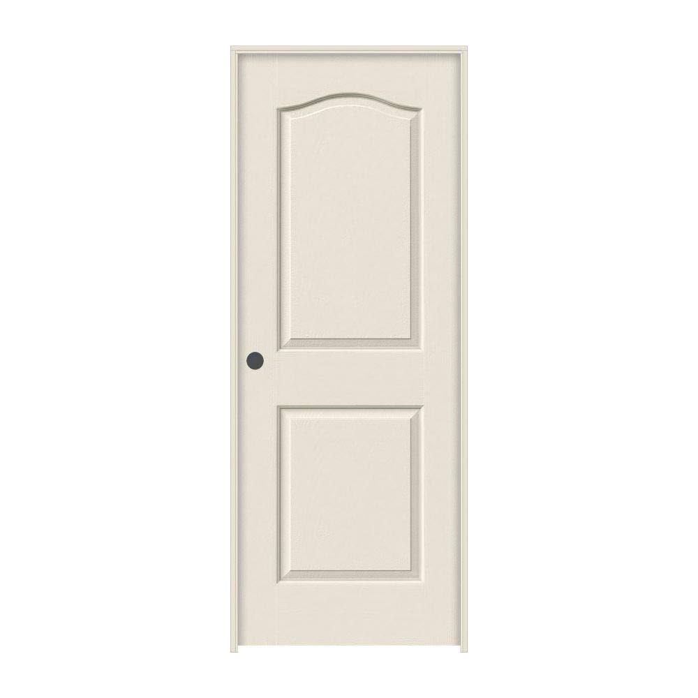 36 in. x 80 in. Primed Right-Hand Smooth Solid Core Molded Composite MDF Single Prehung Interior Door Q1470