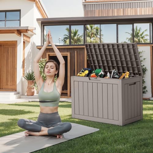 150 Gallon Waterproof Resin Outdoor Storage Box I717