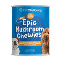 90 Soft Chews Mushroom Chewies for Dogs J711