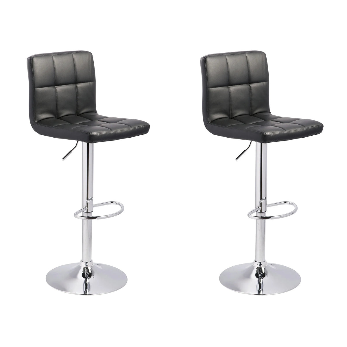 Adjustable Height Swivel Bar Stool Set of 2 Q3665