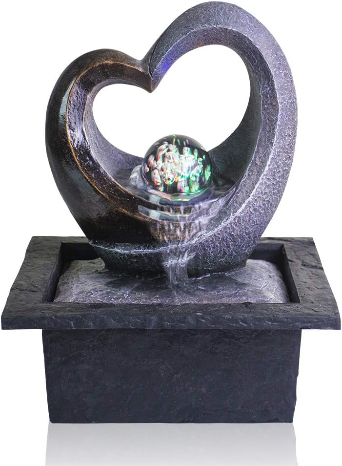 Water Garden Zen Fountain with LED Light P38812