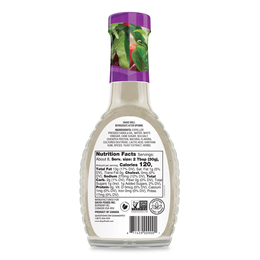 8.36 oz 6 Pack Vegan Ranch Salad Dressing N360211