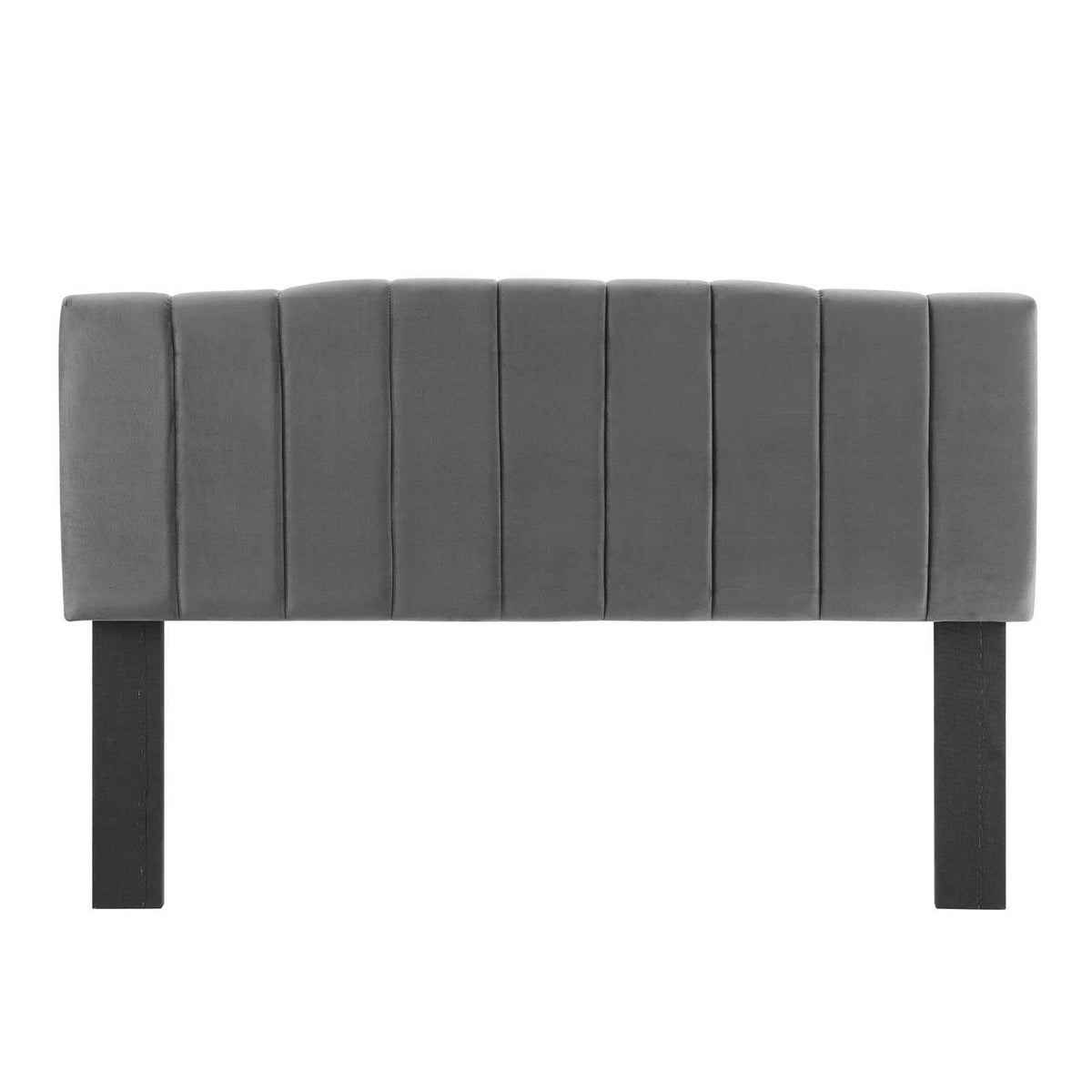 Navy Performance Velvet Full/Queen Headboard L439