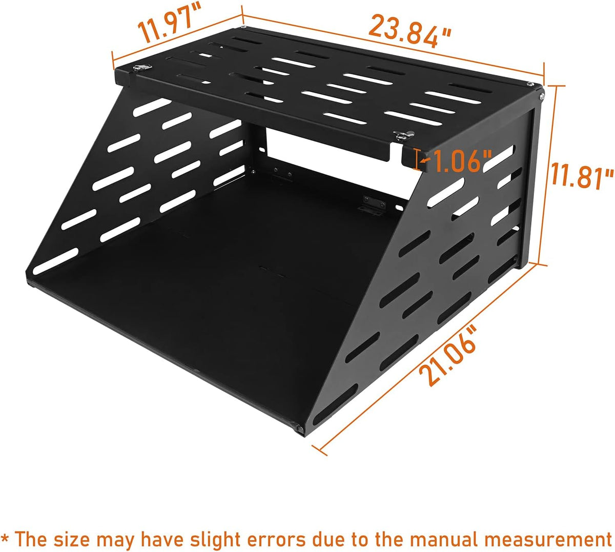 2-Tier Foldable Tailgate Table Camping Cargo Shelf N2853