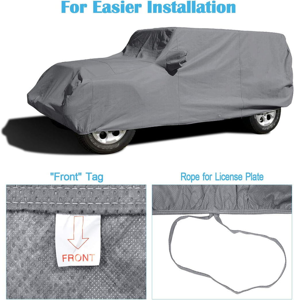 Grey Car Cover Pack of 2 O437