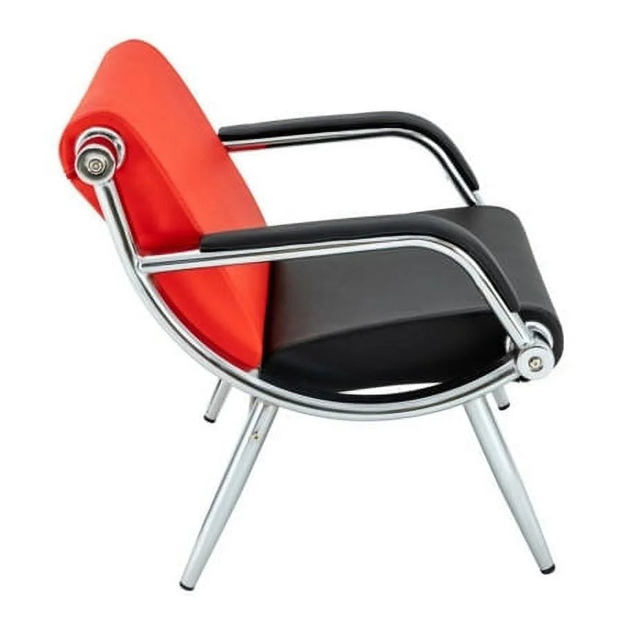 2PCS PU Leather Guest Chair R472