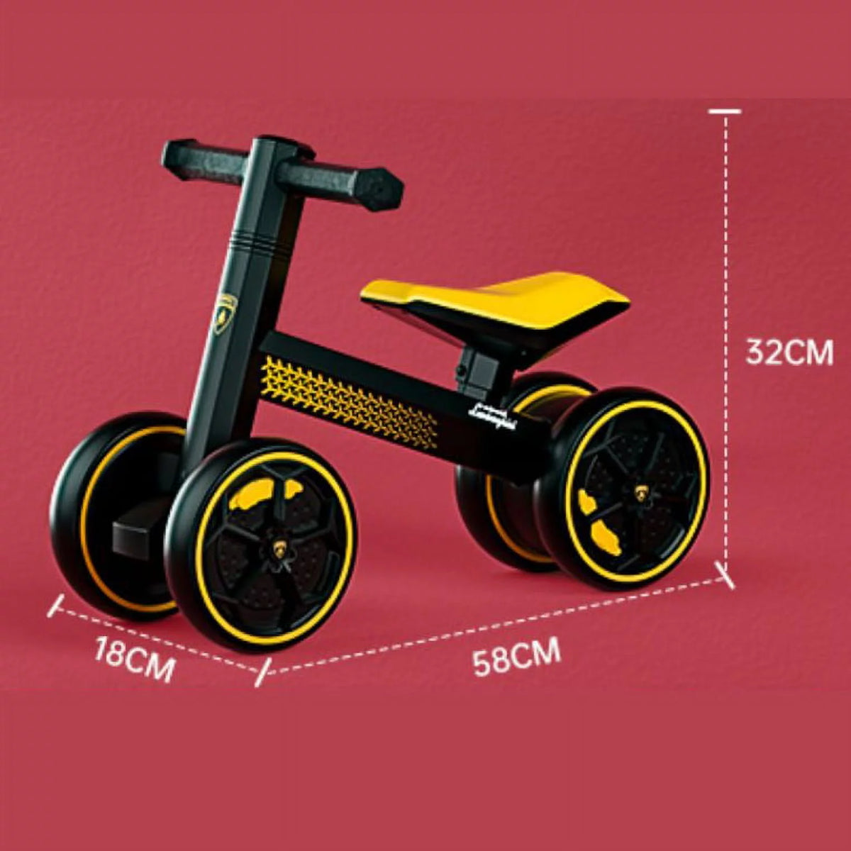 Yellow Baby Balance Bike W3413