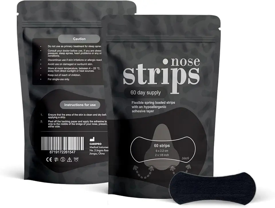 Black Nasal Strips 60 ct O111
