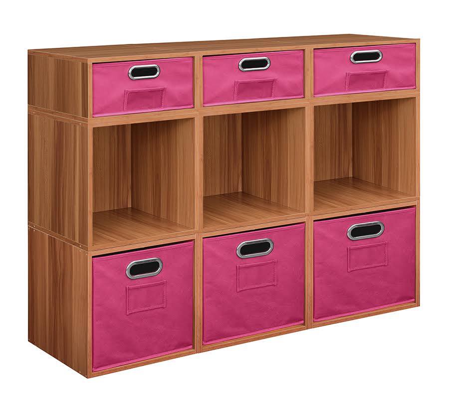 1 Half Cube/1 Full Cube Storage Set with Foldable Storage Bins S128710