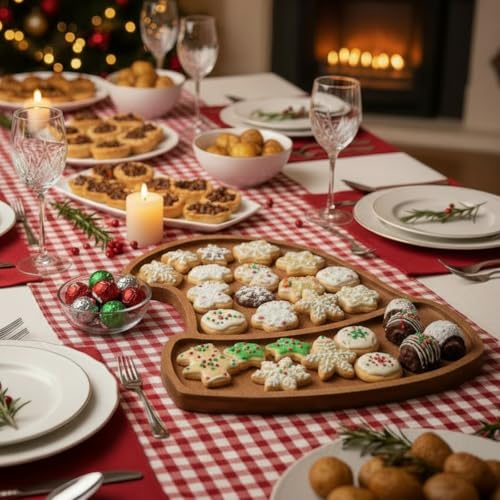 Christmas Tree Serving Tray Charcuterie Board 11.42 x 10.43 Inches C2863