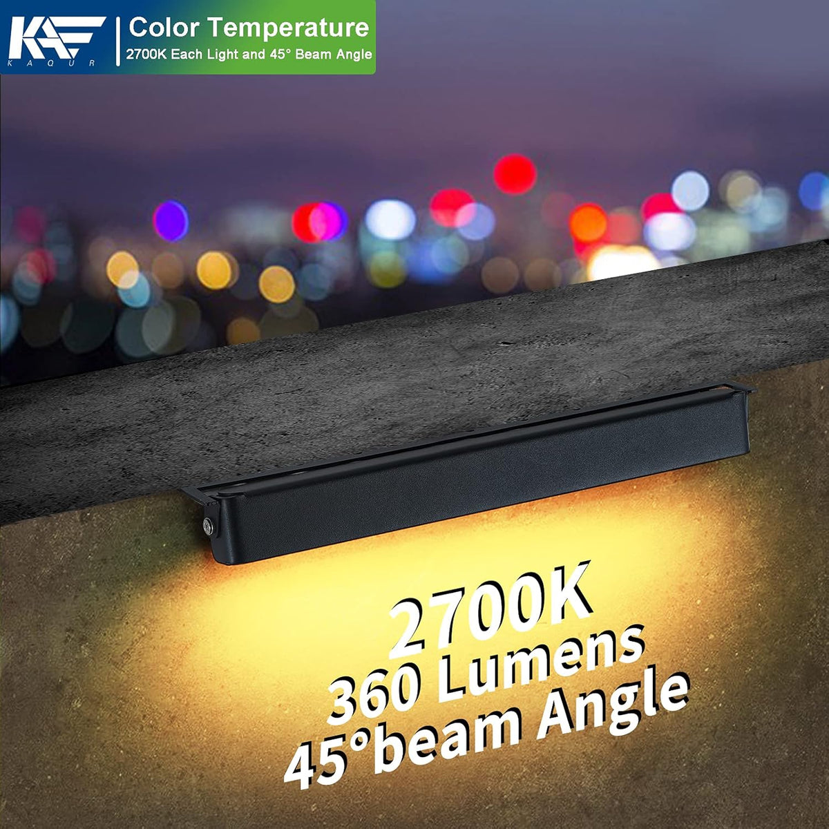 12 Inch 3W LED Integrated Hardscape Paver Lighting, 12V AC/DC Low Voltage Landscape Lights, IP65 Outdoor Step Light, 2700K Soft White, 8-Pack C31593