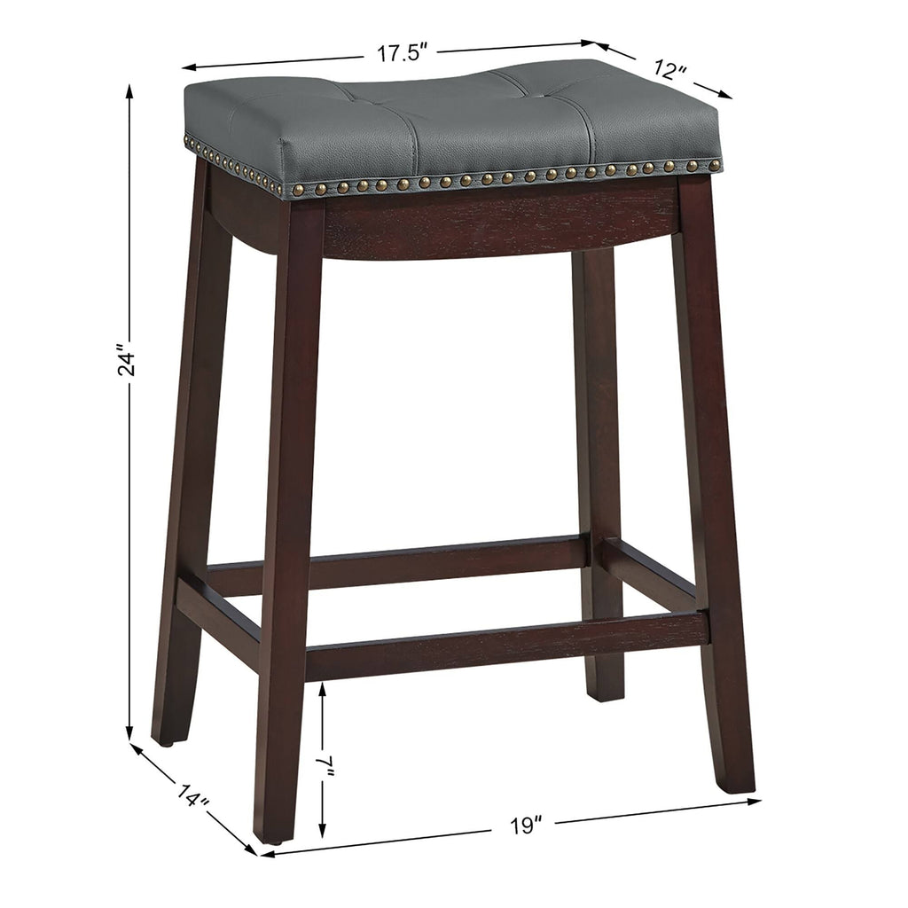 Set of 2 Padded Counter Bar Stool J742421