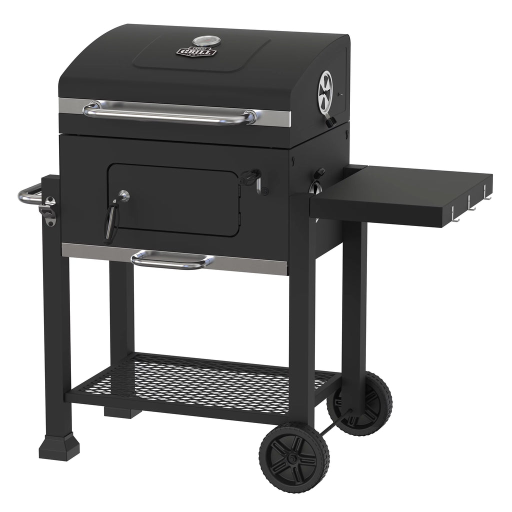 Heavy Duty 24-inch Charcoal Grill, Black M19864