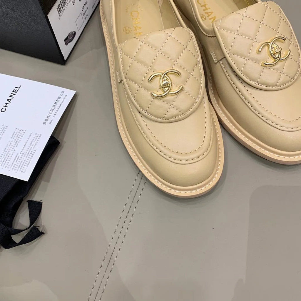 Beige Loafers I246