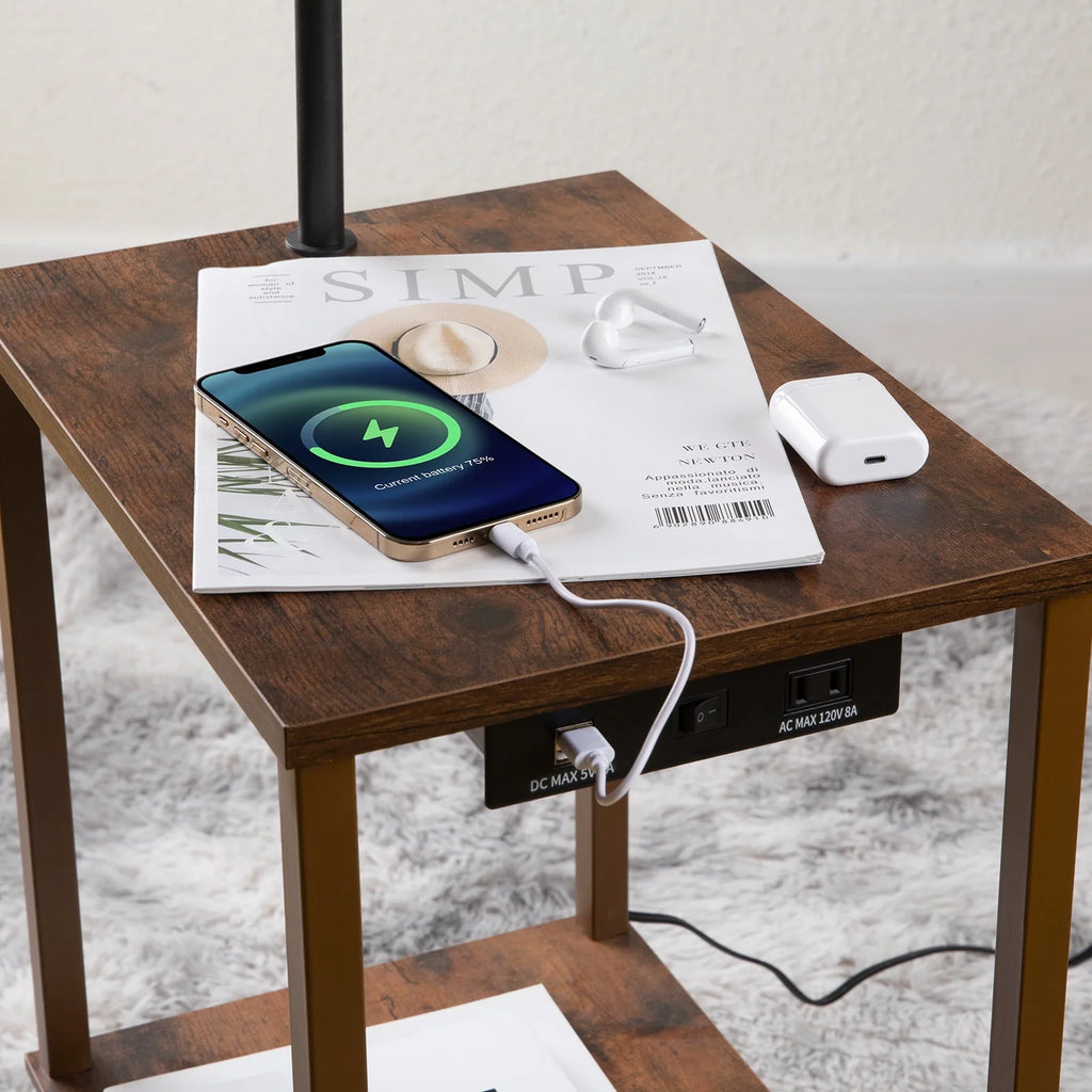 Floor Lamp with Table and USB Port R36305